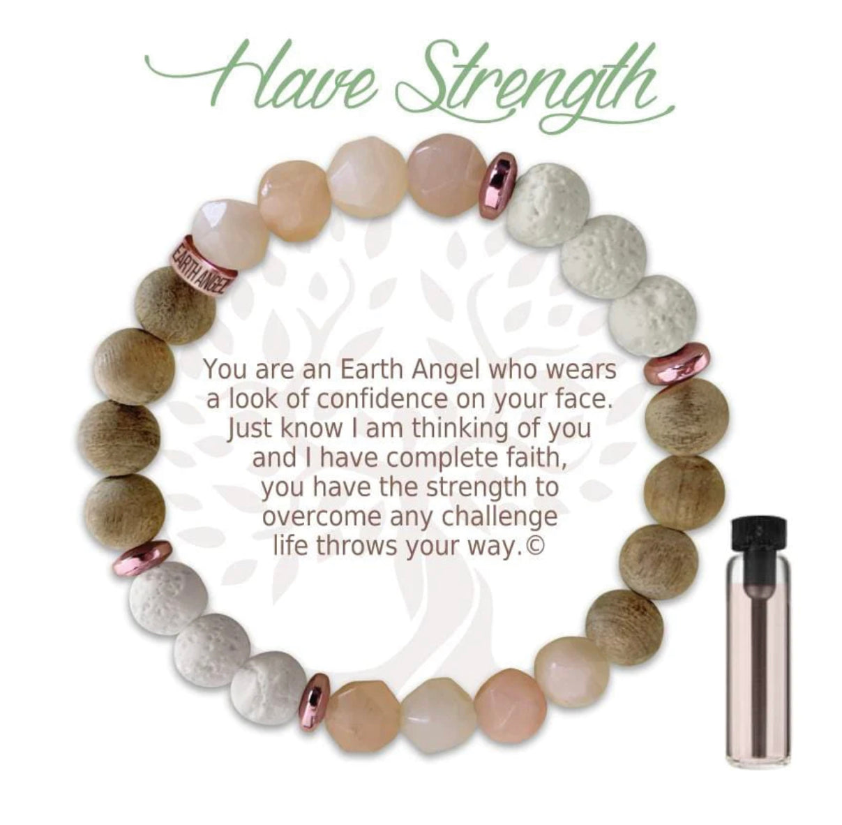 Aromatherapy Bracelet: Have Strength